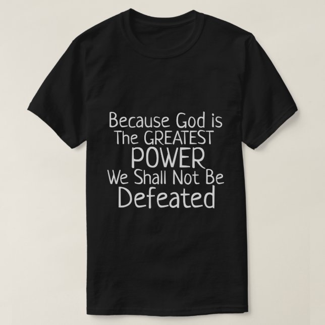 T-shirt de la collection de cadeaux de foi (Design devant)