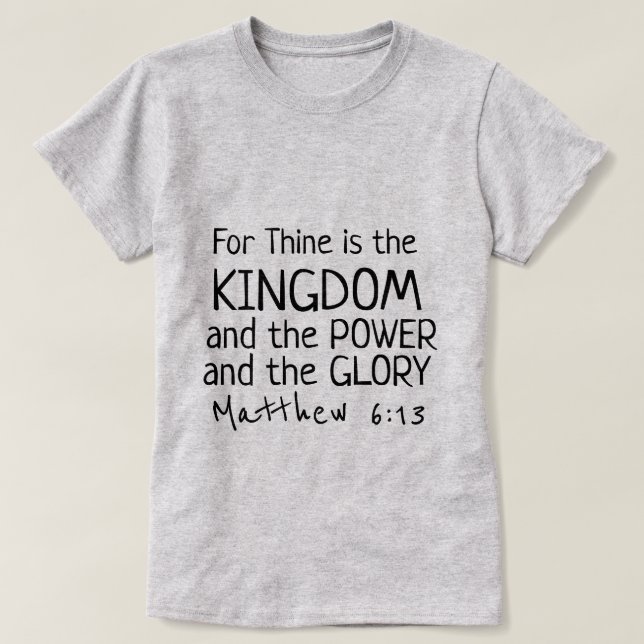 T-shirt de la collection de cadeaux de foi (Design devant)