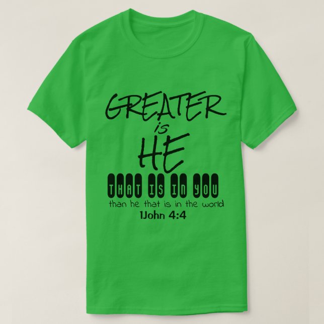 T-shirt de la collection de cadeaux de foi (Design devant)