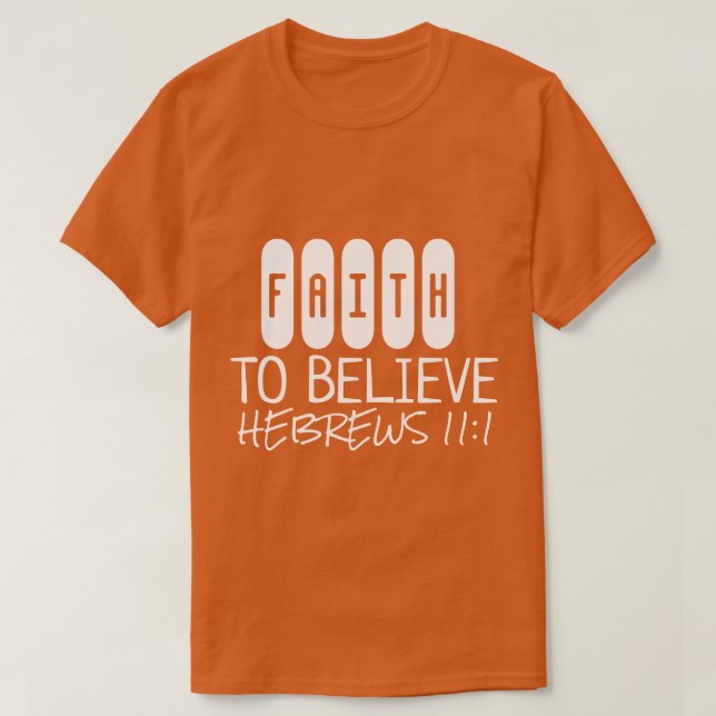 T-shirt de la collection de cadeaux de foi (Design devant)