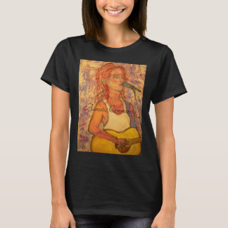 T-shirt de la communauté féminine acoustique