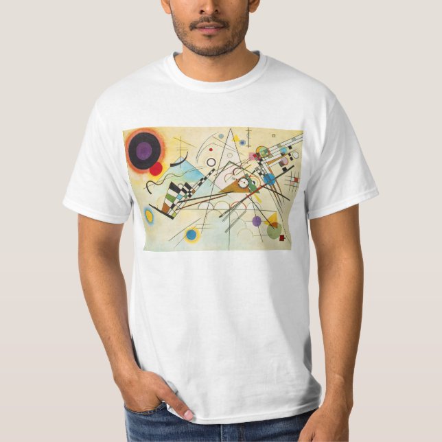T-shirt de la composition VIII en Kandinsky (Devant)