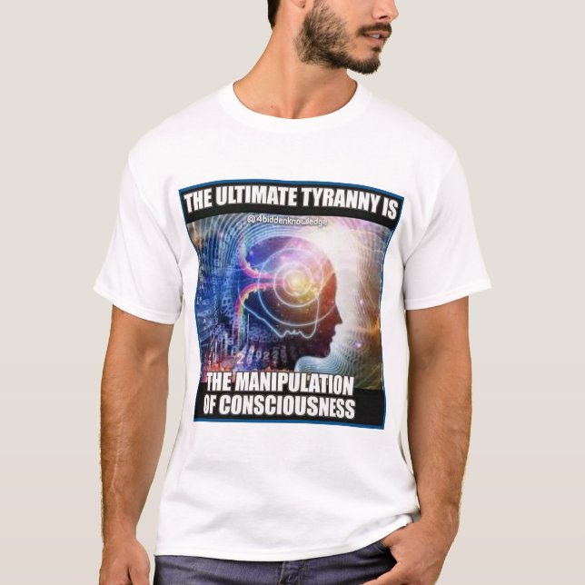 T-shirt de la conscience 4biddenknowledge (Devant)