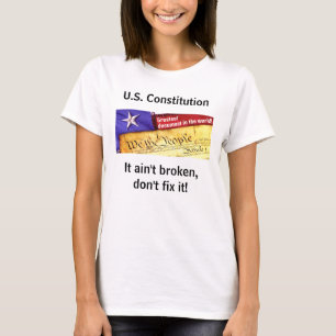 T-shirt de la constitution américaine