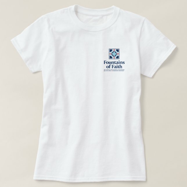 T-shirt de la convention féminine 2024 (Design devant)
