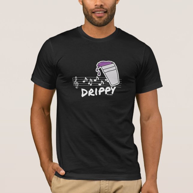 T-shirt de la Coupe Elleki Drippy (blanc) (Devant)