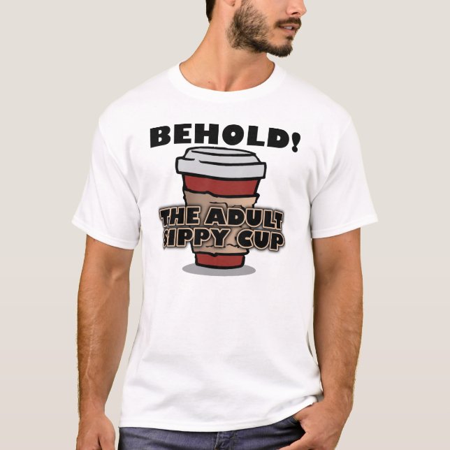 T-Shirt de la coupe Sippy pour adultes (Devant)