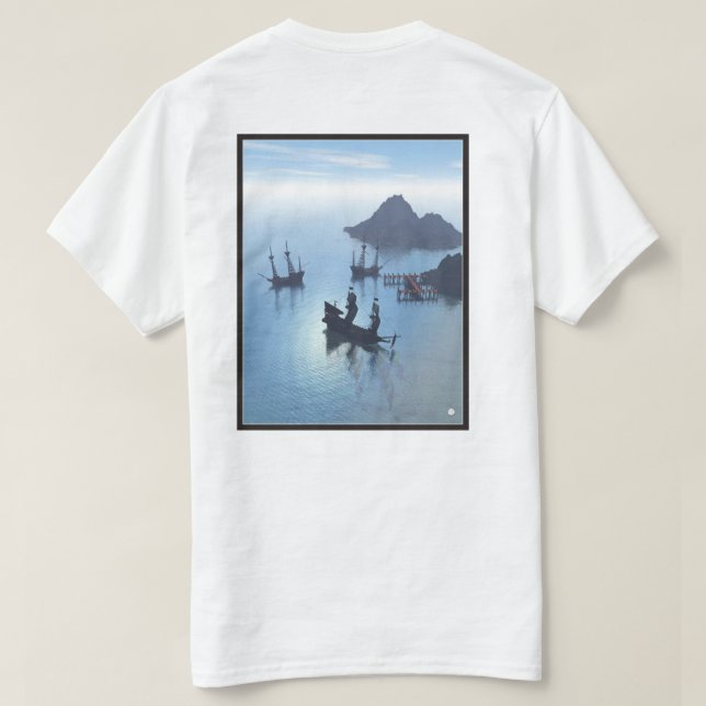 T-shirt de la crique du pirate (Design dos)
