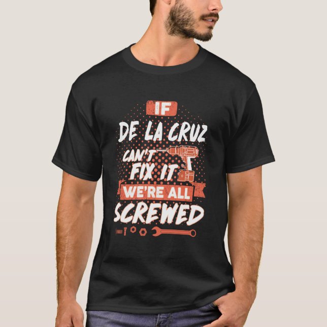 T-shirt DE LA CRUZ Chemise, DE LA CRUZ Chemises cadeaux (Devant)