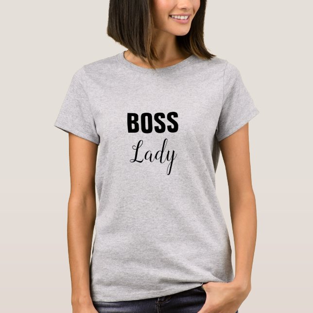T-Shirt DE LA DAME BOSS (Devant)