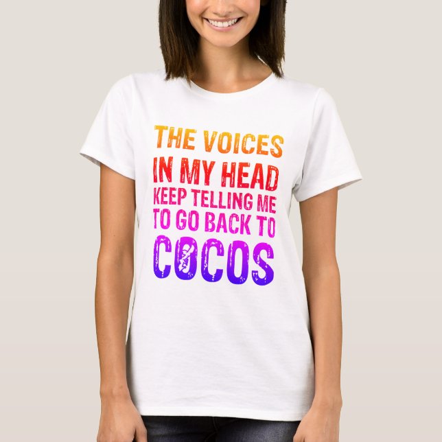 T-shirt de la dame de Coco Voices (Devant)