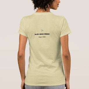 T-shirt de la dame TOF avec des textes personnalis