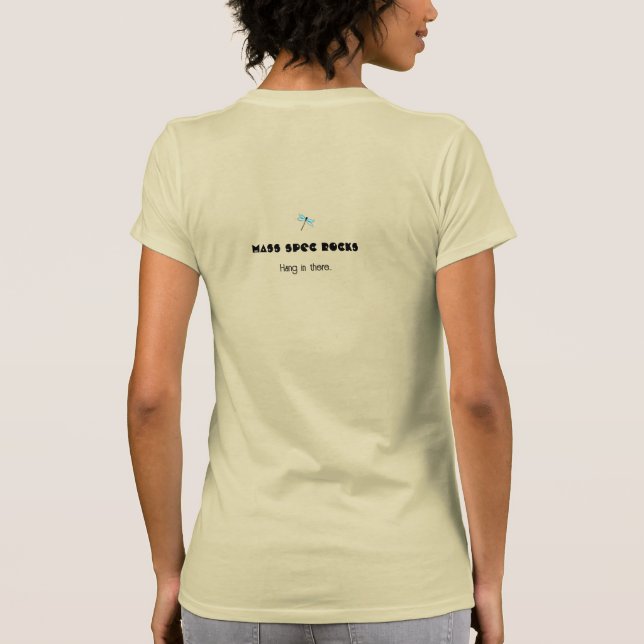 T-shirt de la dame TOF avec des textes personnalis (Dos)
