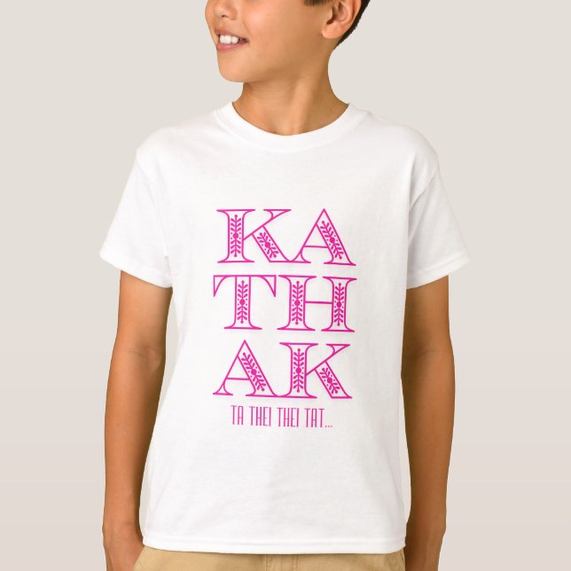 T-shirt de la danse Kathak (Devant)