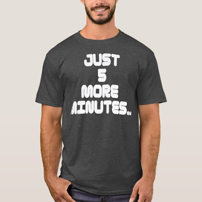 T-shirt de la déclaration du joueur Seulement 5 mi (Devant)