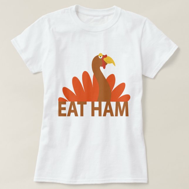 T-Shirt de la dinde de Thanksgiving (Design devant)