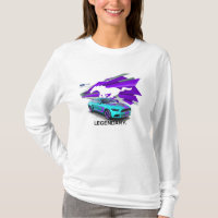 T-shirt de la douille des femmes d'adaptateur de