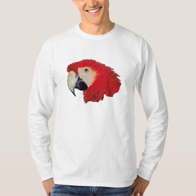 T-shirt de la douille des hommes d'ara long (Devant)