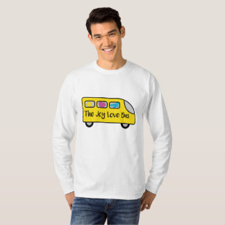 T-shirt de la douille des hommes d'autobus d'amour