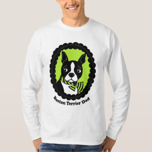 T-shirt de la douille des hommes de papa de Boston