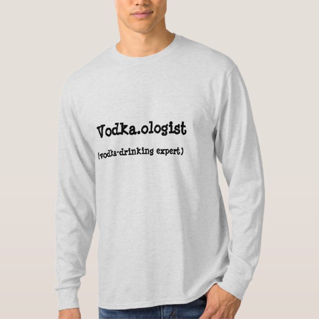 T-shirt de la douille des hommes de Vodka.ologist (Devant)