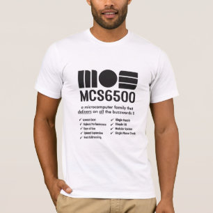 T-shirt de la famille des microprocesseurs MOS 650