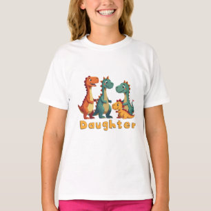 T-shirt de la famille Dinosaur (fille)