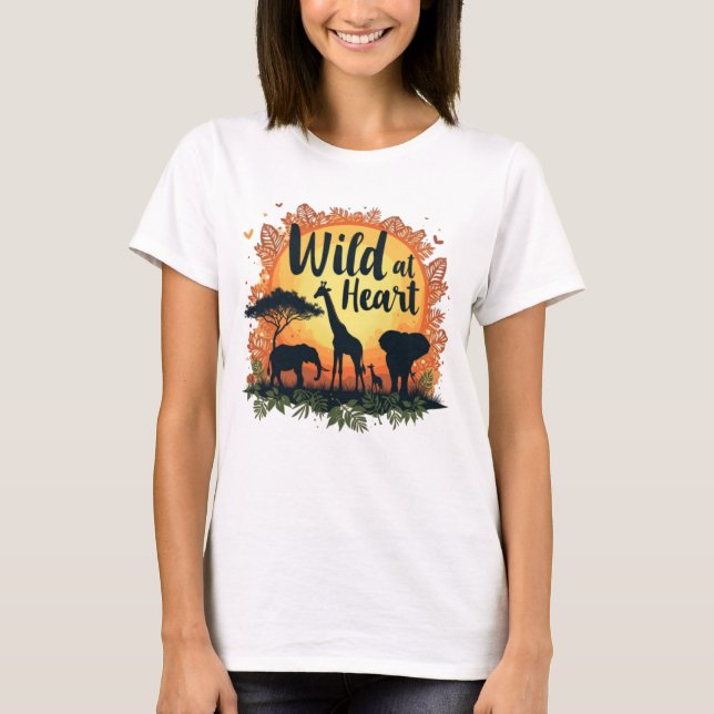 T-shirt de la faune africaine (Devant)