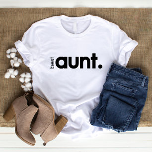 T-shirt de la femme de la meilleure tante moderne