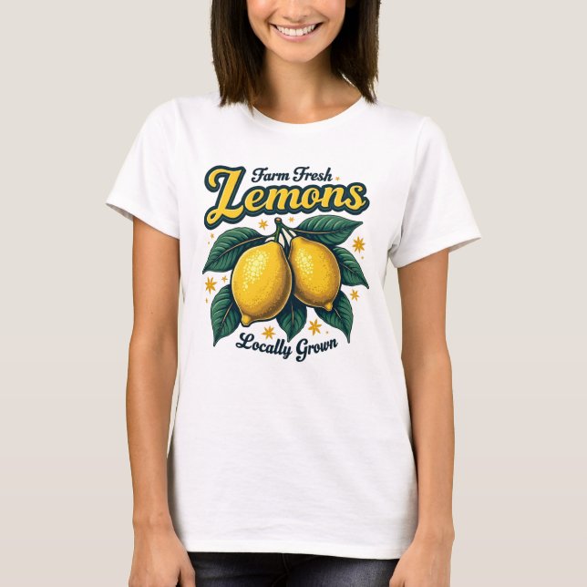 T-shirt de la ferme pour femmes à la ferme Fruits  (Devant)
