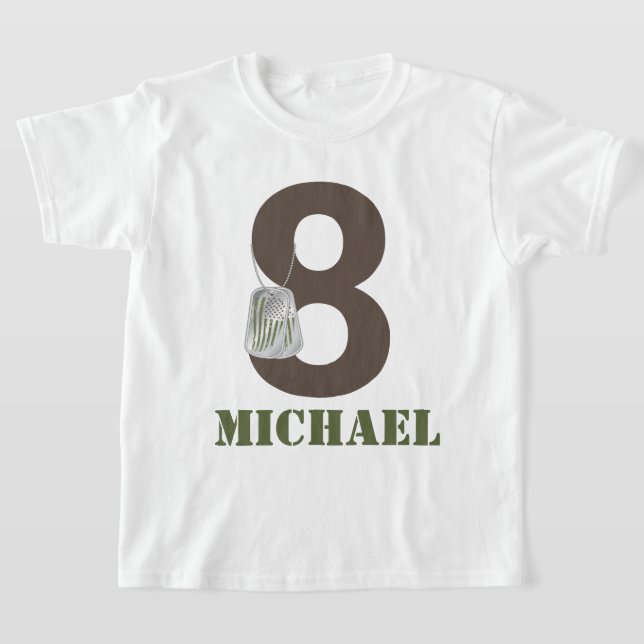 T-shirt de la fête d'anniversaire de l'armée (Poser)