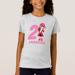 T-shirt de la fête de fille anniversaire
