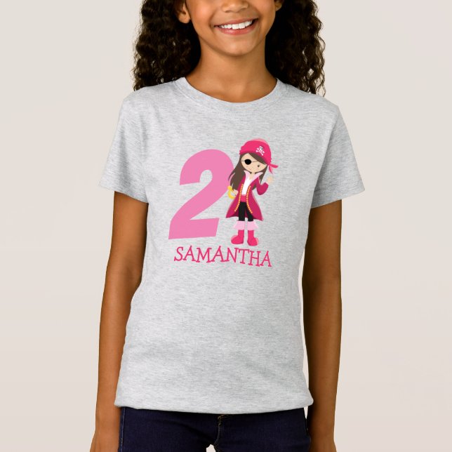 T-shirt de la fête de fille anniversaire (Devant)