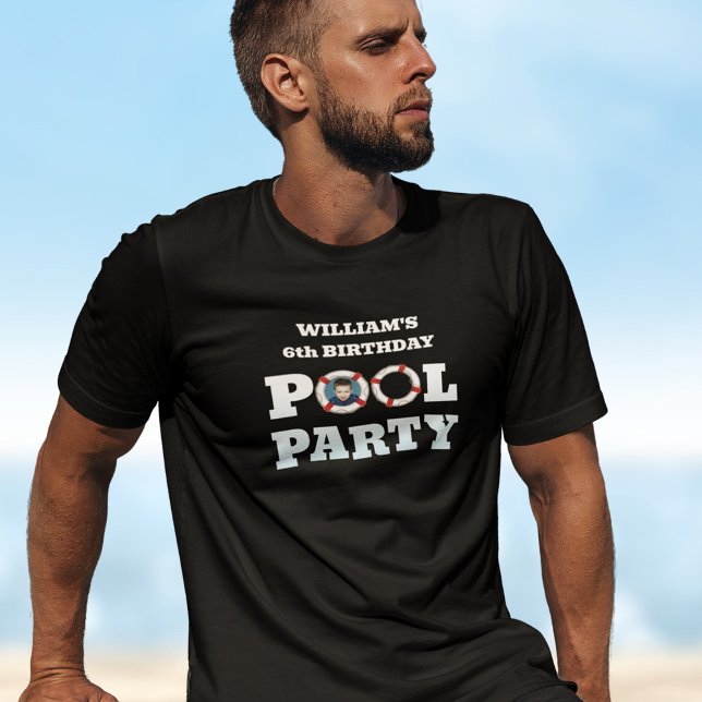 T-shirt de la fête de la piscine pour enfants (Créateur téléchargé)