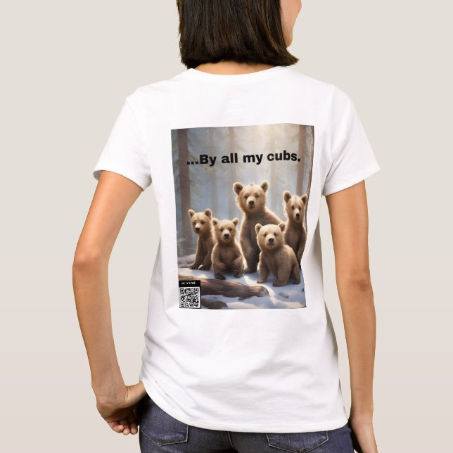 T-shirt de la Fête des mères du "Meilleur ours de  (Dos)