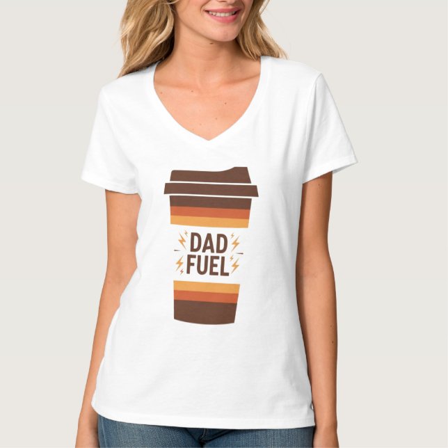 T-shirt de la fête des pères - Mug à café drôle «D (Devant)