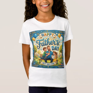 T-Shirt de la fête des pères pour filles