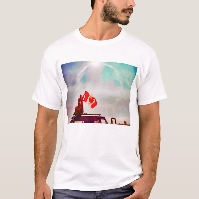 T-Shirt de la Fête du Canada avec Kevin (Devant)