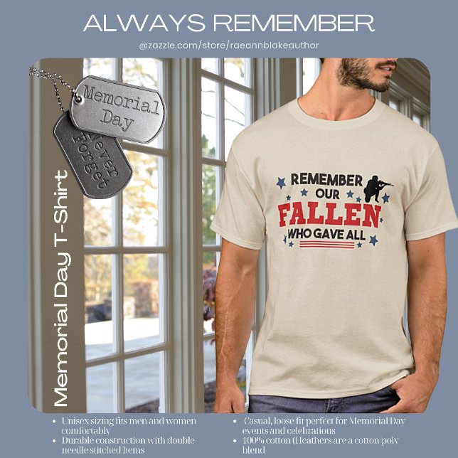 T-Shirt de la Fête du Souvenir (Créateur téléchargé)