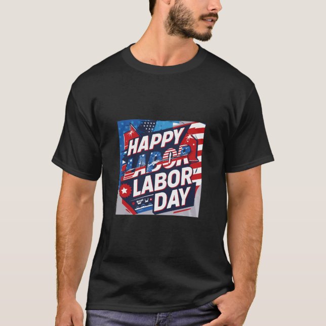 T-shirt de la fête du travail (Devant)