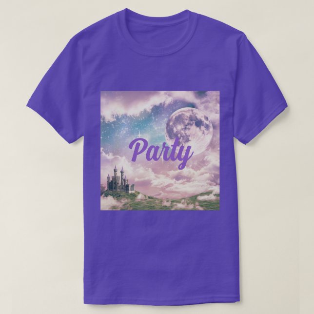 T-Shirt de la fête Ethereal Sky Castle (Design devant)