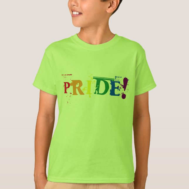 T-shirt de la fierté arc-en-ciel LGBT (Devant)