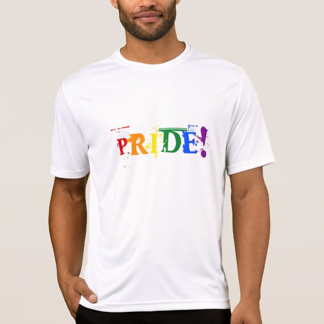 T-shirt de la fierté arc-en-ciel LGBT (Devant)