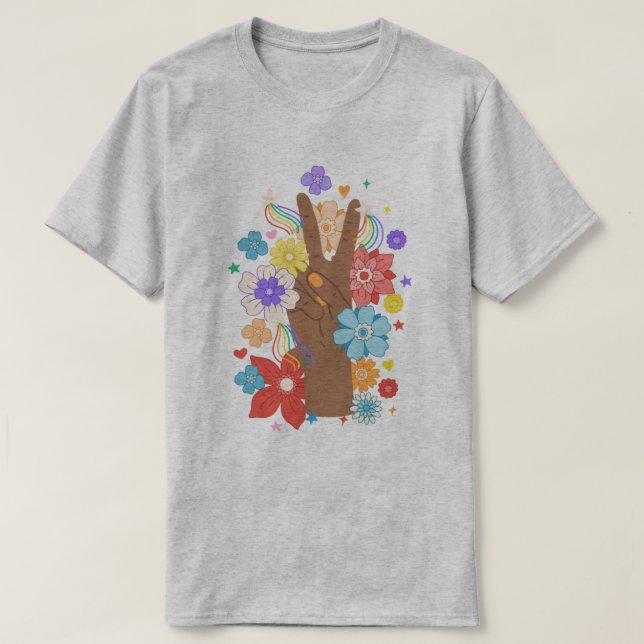 T-shirt de la Fierté LGBTQ noire (Design devant)