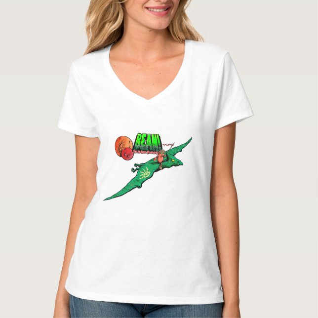 T-Shirt de la Fille distributrice de haricots (Devant)