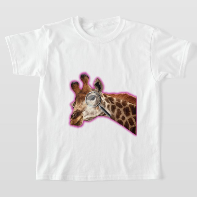 T-shirt de la Giraffe de base pour enfants (Poser)