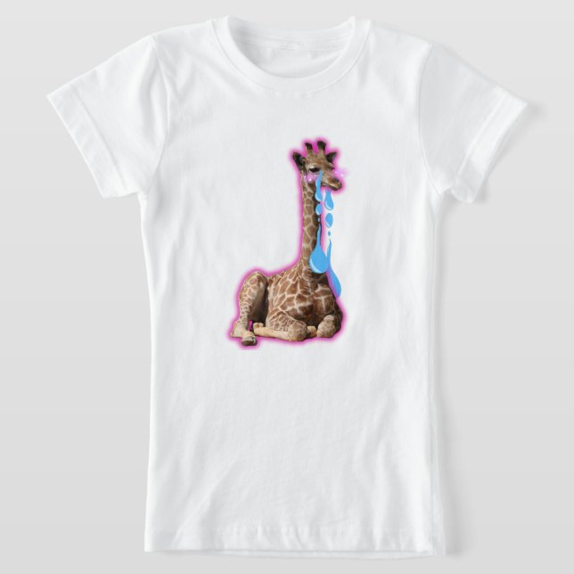 T-shirt de la Giraffe de base pour enfants (Poser)