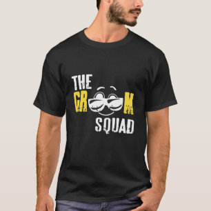 T-shirt de la Groom Squad Retro Funny Bachelor Par
