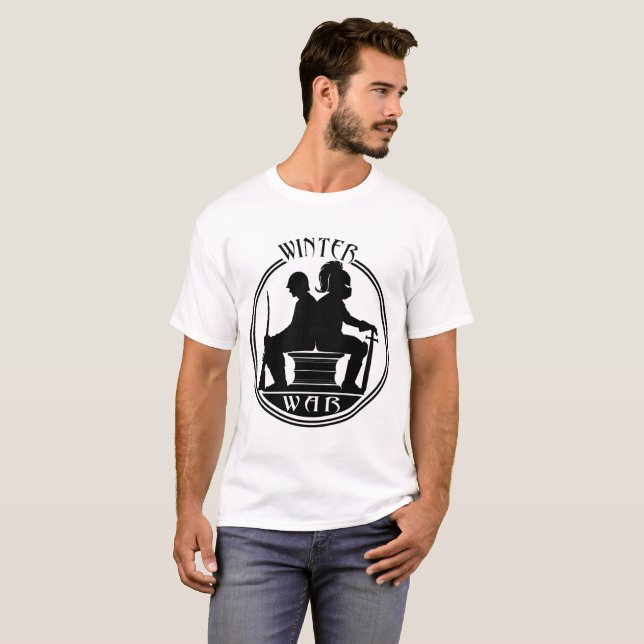 T-shirt de la guerre 44 d'hiver (Devant entier)