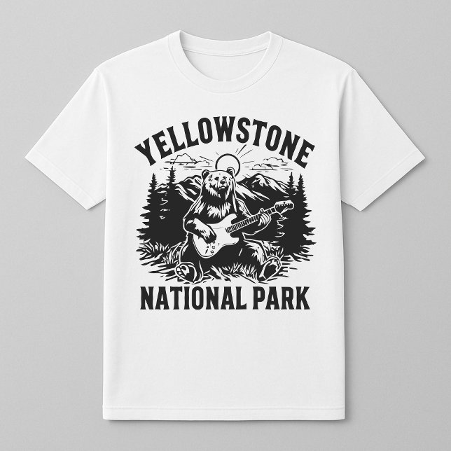 T-shirt de la guitare de Yellowstone Bear (Créateur téléchargé)